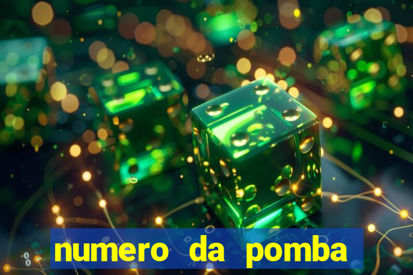 numero da pomba jogo do bicho